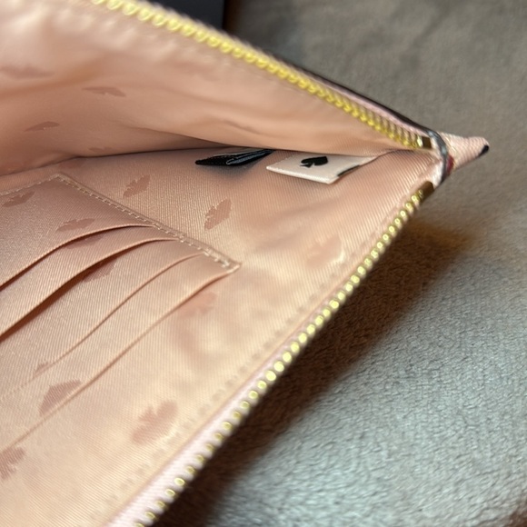 🩷♠️🩷KATE SPADE🩷♠️🩷Staci Festive Confetti Medium L-Zip Wristlet/NWOT - Picture 7 of 8